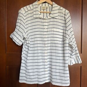Women’s St. John’s Bay Striped Shirt Size PXL